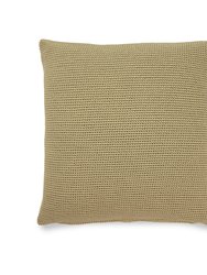 Home 18 x 18 Pillow Cover - Hand Crochet - Sage