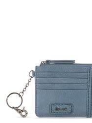 Iris Card Wallet - Leather - Maritime Wave Embossed