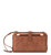 Iris Large Smartphone Crossbody - Leather - Tobacco Floral Embossed