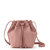 Ivy Drawstring Bucket Bag - Leather - Vintage Coral