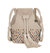 Ivy Drawstring Bucket Bag - Hand Crochet - Ecru Multi Beads