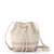 Ivy Drawstring Bucket Bag - Leather - Rose Shimmer Block