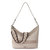 Jasmine Small Hobo Bag - Leather - Sand Suede Block