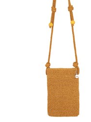 Josie Mini Crossbody Bag - Hand Crochet - Gingersnap
