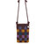 Josie Mini Crossbody Bag - Hand Crochet - Brown Check