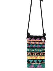 Josie Mini Crossbody Bag - Hand Crochet - Rio Stripe