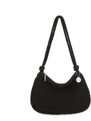 Josie Mini Shoulder Bag - Hand Crochet - Black