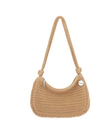 Josie Mini Shoulder Bag - Hand Crochet - Bamboo