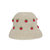 Lanie Bucket Hat - Hand Crochet - Natural Strawberries