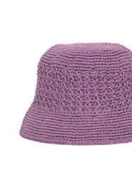 Lanie Bucket Hat - Hand Crochet - Heather