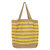 Lanie Market Tote - Hand Crochet - Lemon Drop Stripe