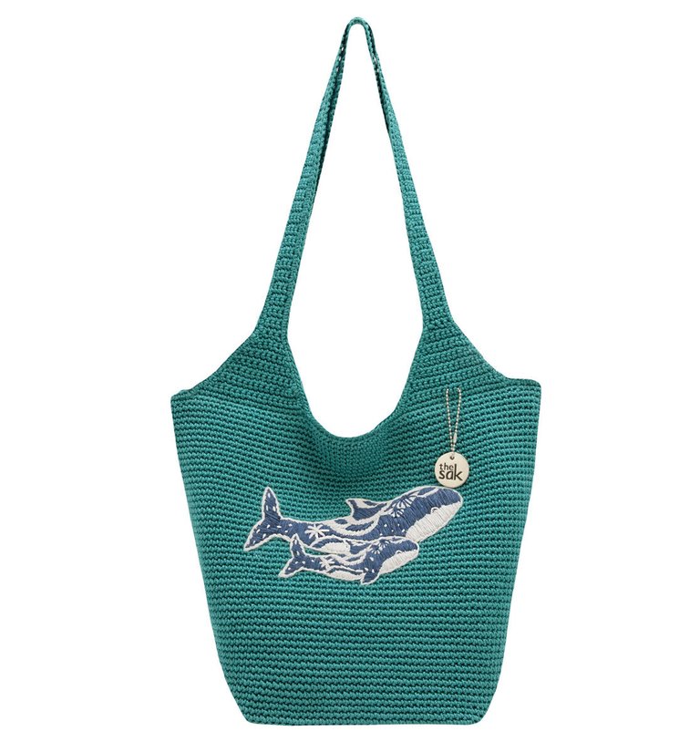 Large Tote - Azure Whale