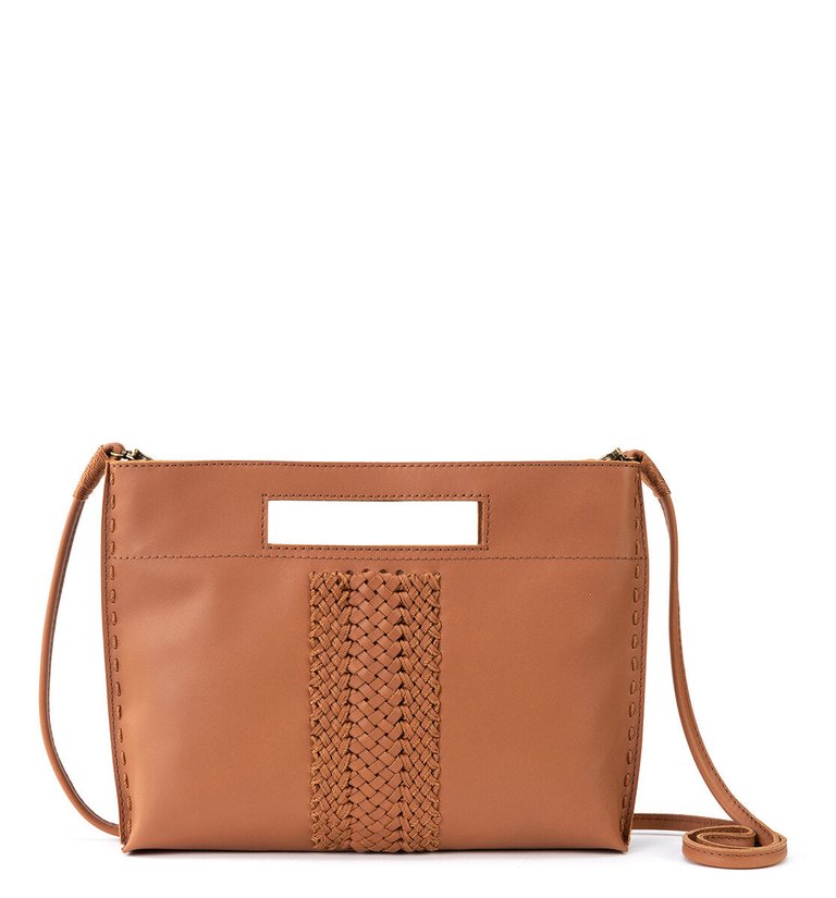 Linden Crossbody Bag - Natural Leather - Tobacco Vachetta