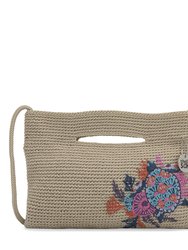 Linden Crossbody Bag - Hand Crochet - Ecru Seascape