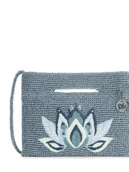 Linden Crossbody Bag - Hand Crochet - Dove Lotus