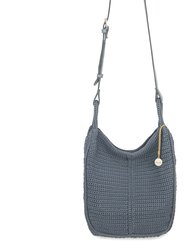 Los Feliz Crossbody Bag - Hand Crochet - Maritime