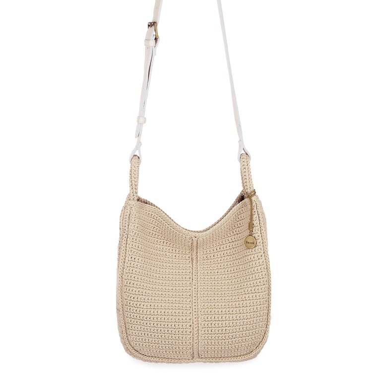 Los Feliz Crossbody Bag - Hand Crochet - Ecru