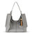 Los Feliz Large Tote - Eco Lined - Light Smoke Leaf Embossed