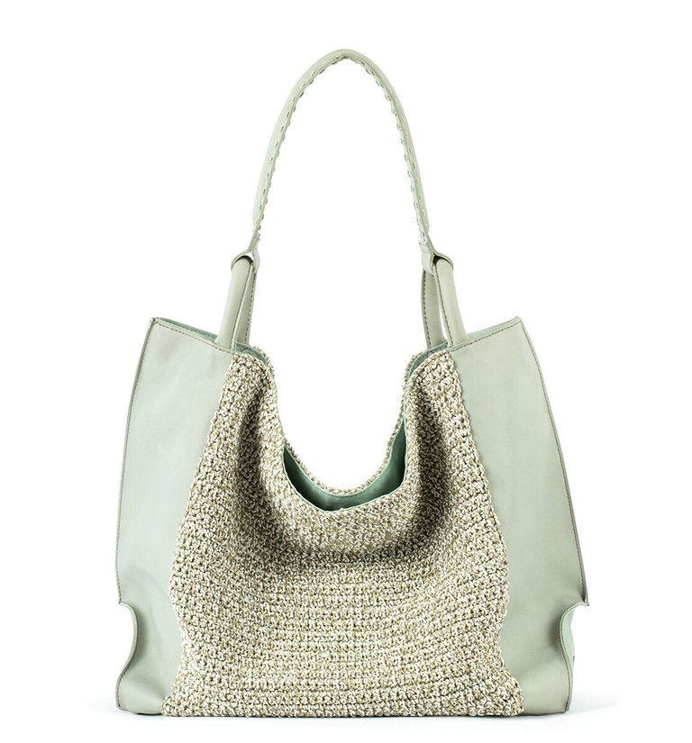 Los Feliz Large Tote - Eco Lined - Sage Static