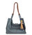 Los Feliz Medium Tote - Dusty Blue Grey Leather