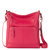 Lucia Crossbody Bag - Leather - Magenta Stitch