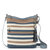 Lucia Crossbody Bag - Hand Crochet - Sand And Sea Stripe