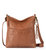 Lucia Crossbody Bag - Leather - Tobacco Floral Embossed