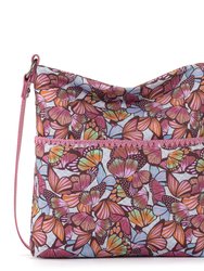 Lucia Crossbody Bag - Eco Twill - Mulberry Butterfly Bloom