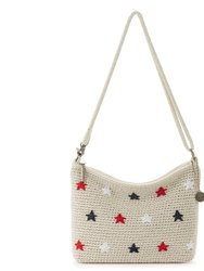Lumi Crossbody Bag - Hand Crochet - Natural Multi Stars