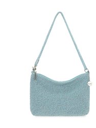 Lumi Crossbody Bag - Hand Crochet - Chambray Static