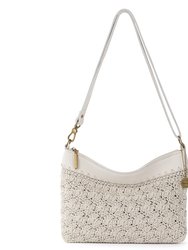 Lumi Crossbody Bag - Hand Crochet - Ecru Primrose