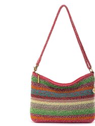 Lumi Crossbody Bag - Hand Crochet - Sunset Stripe