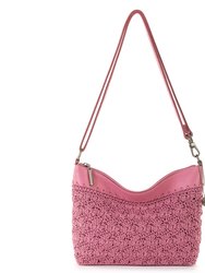Lumi Crossbody Bag - Hand Crochet - Mulberry Primrose
