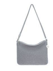 Lumi Crossbody Bag - Hand Crochet - Cloud