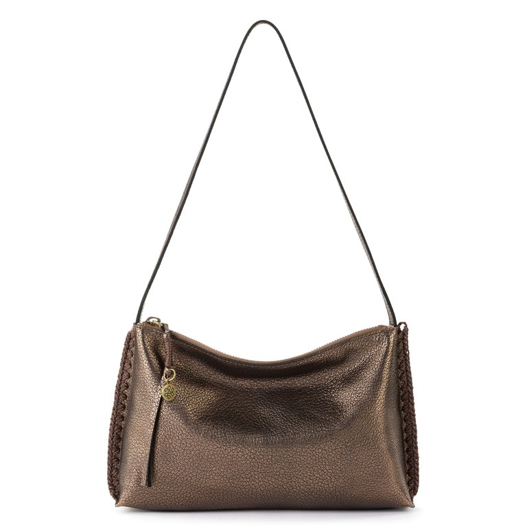 Mariposa Mini Shoulder Bag - Leather - Bronze