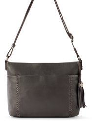 Melrose Leather Crossbody Handbag - Slate