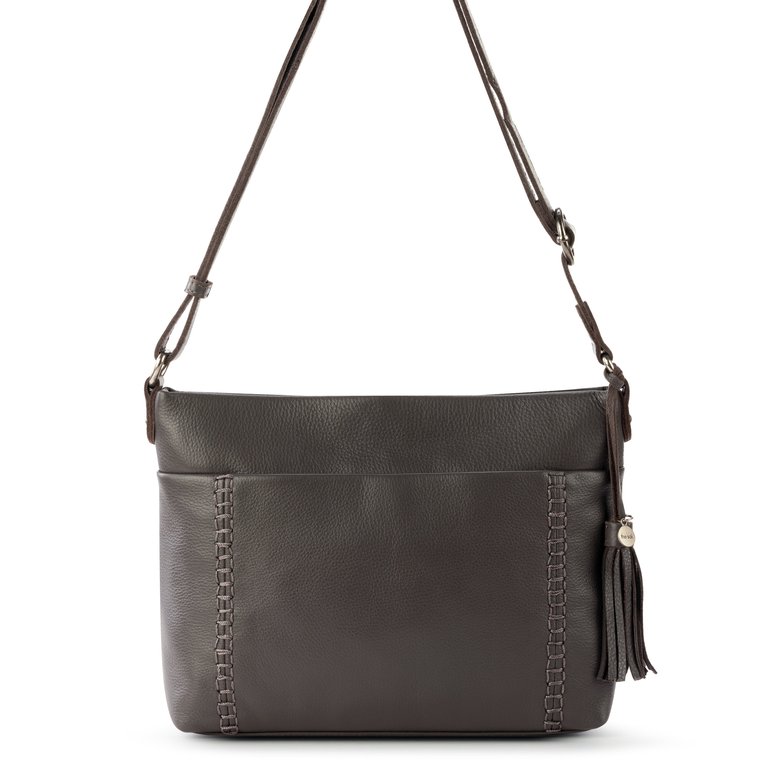 Melrose Leather Crossbody Handbag - Slate