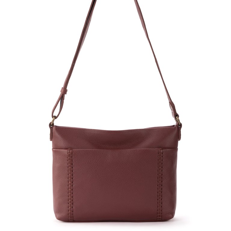 Melrose Leather Crossbody Handbag - Leather - Cinnamon
