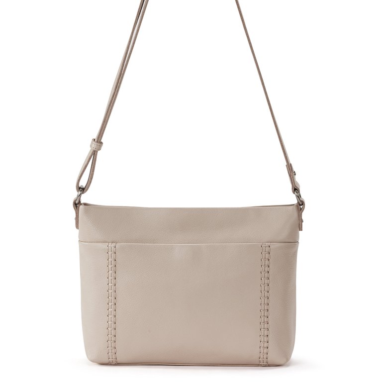 Melrose Leather Crossbody Handbag - Leather - Sand