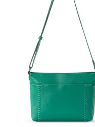 Melrose Leather Crossbody Handbag - Leather - Clover