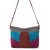 Melrose Leather Crossbody Handbag - Leather - Suede Multi Patch