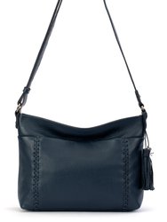 Melrose Leather Crossbody Handbag - Indigo