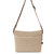 Melrose Leather Crossbody Handbag - Hand Crochet - Bamboo Static