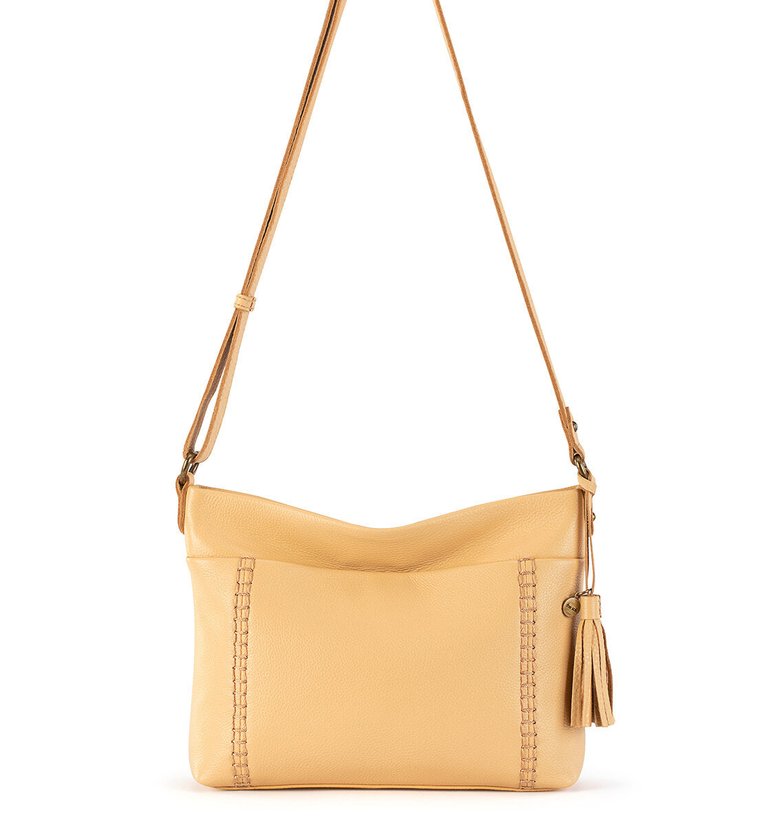 Melrose Leather Crossbody Handbag - Buttercup