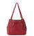 Melrose Leather Satchel - Leather - Crimson