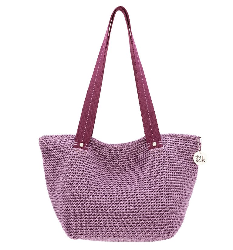 Mendocino Medium Tote - Hand Crochet - Heather