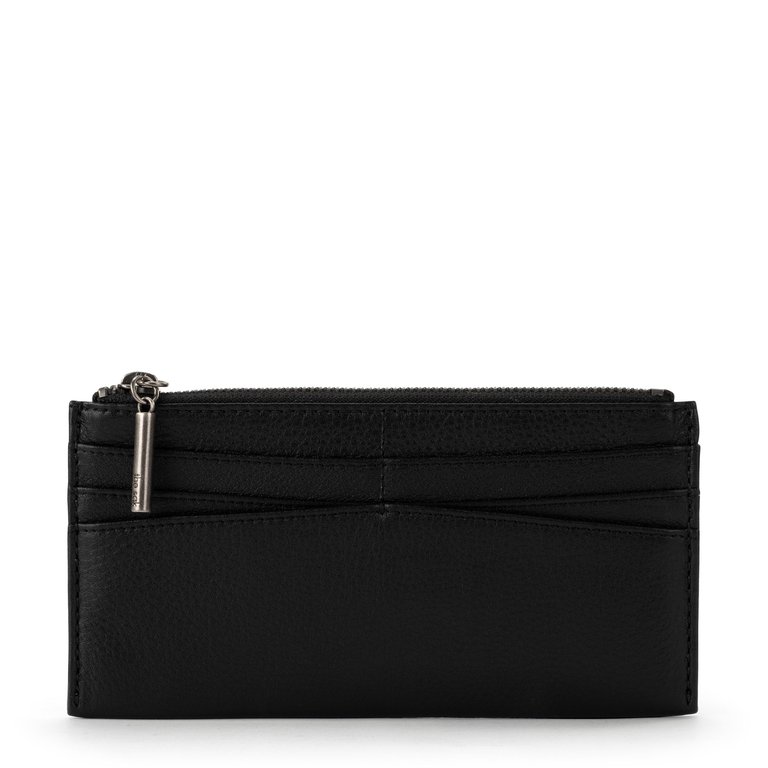 Neva Large Card Wallet - Black