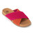 Penelope Sandal - Hand Crochet - Pinkberry Cayenne Block