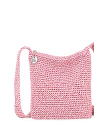 Rad Crossbody - Hand Crochet - Pink Static