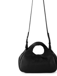 Rylan Mini Satchel Bag - Leather - Black